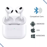 Fone Bluetooth Premium Compatível Air Pods 3º Geração !!! Cor Branco - 5