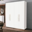 Ver imagem 2 de Guarda Roupa Solteiro Slow Motion Spazio F08 Branco - Mpozenato