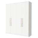 Ver imagem 1 de Guarda Roupa Solteiro Slow Motion Spazio F08 Branco - Mpozenato