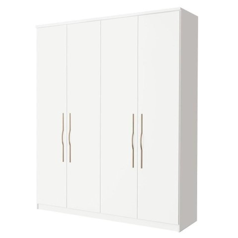 Guarda Roupa Solteiro Slow Motion Spazio F08 Branco - Mpozenato