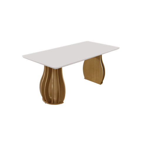 Mesa Jantar Contemporânea 1,80x0,90 -inglaterra - Domus Móveis