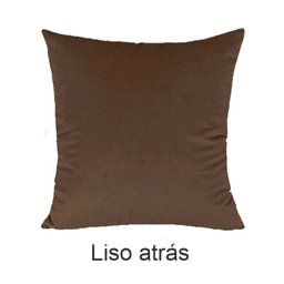 Kit 2 Capas para Almofada Drapeada em Veludo Quadrada 60x60 Marrom Camurça - 5
