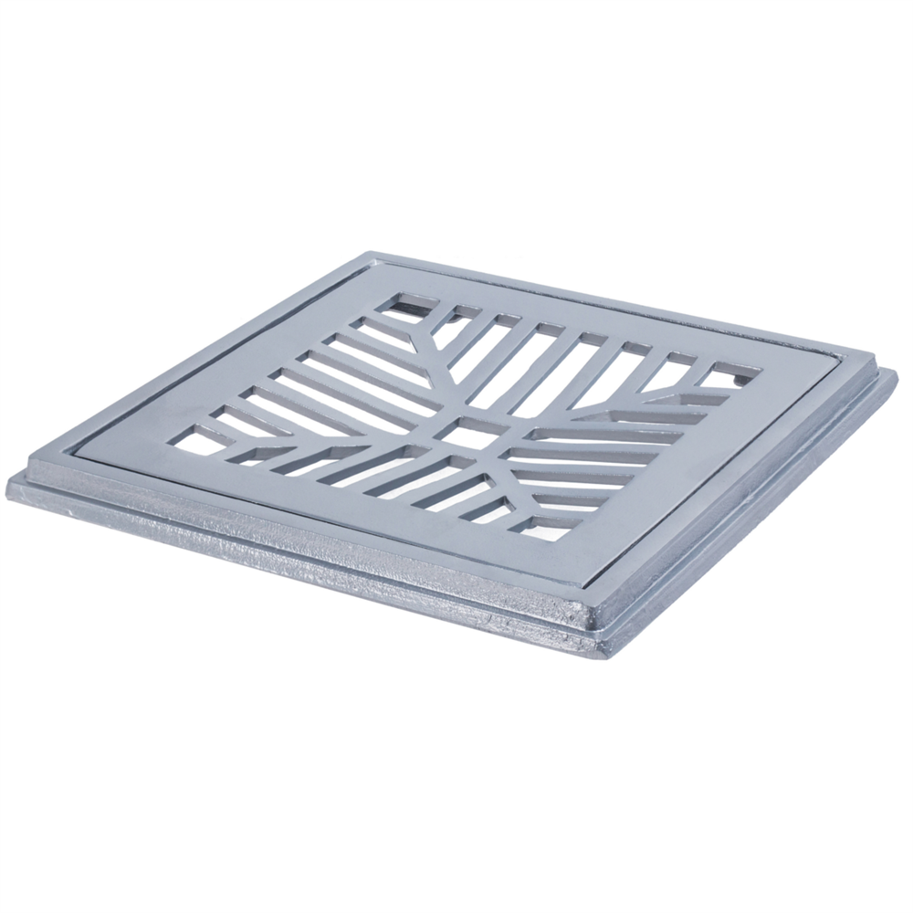 Conjunto Grelha de Aluminio 15x15 Polido - Cj15x15p - Lgmais - 1