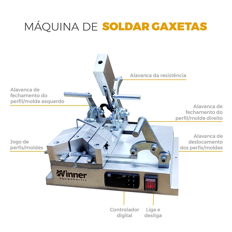 Máquina de Soldar Gaxeta do Freezer Horizontal Brastemp, Consul e Fricon - MP2188 Winner Equipamento - 3