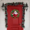 O Encanto do Natal em Forma de Guirlanda Feita em Mdf- Portas/festas/papai Noel/natal/natalino - 6