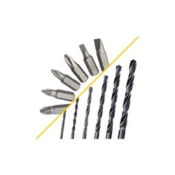 Parafusadeira Furadeira 12v Maleta e Acessorios 3/8 12v Bateria - 5