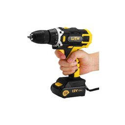 Parafusadeira Furadeira 12v Maleta e Acessorios 3/8 12v Bateria - 4