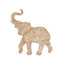 Ver imagem 1 de Escultura Decorativa Elefante em Poliresina Bege 26cm Mart