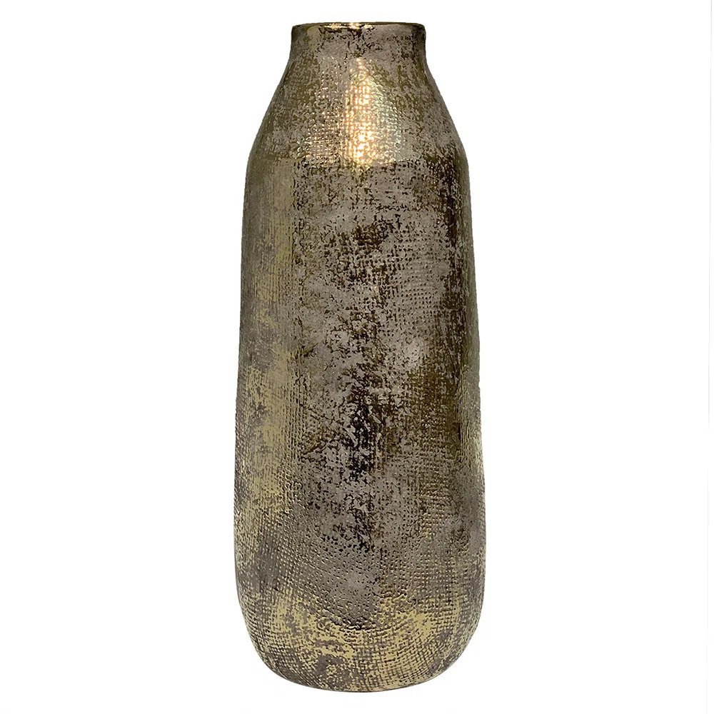 Vaso Decorativo Cerâmica Ouro velho - P - 1
