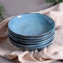 Ver imagem 6 de Conjunto 06 Prato Fundo Bio Breeze 22,5 Cm Azul Stoneware Porto Brasil