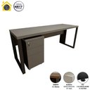 Ver imagem 3 de Escrivaninha Industrial 170cm X 60cm Pés Metal F5 Office