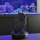 Ver imagem 4 de Gato Sentado 18 Cm Vazado 3d Enfeite Preto
