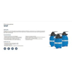 Filtro para Piscina Claw Wmf-50 Azul Azul - 2