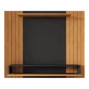 Ver imagem 3 de Painel Berlim Ripado P/ Tvs de até 42 Polegadas Prateleiras e Gaveta Preto