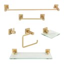 Ver imagem 1 de Kit de Acessórios para Banheiro 6 Peças Inox Square SQ12201 Ducon Metais