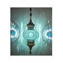Ver imagem 1 de LUSTRE DE MOSAICO TURCO VERDE 25 CM DIAMETRO FANTASTICO - BHM045