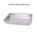 Ver imagem 3 de Kit Cozinha Alumínio - 1 Forma Retangular N1 - 1 Forma Retangular N2 + Frigideira 20cm Antiaderente