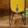Suqueira com Suporte 5 Litros Dispenser de Vidro Água Suco - 6