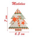 Ver imagem 5 de Kit 6 Enfeites Pendentes para Árvore de Natal em Mdf 7cm