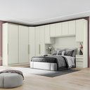 Ver imagem 1 de Quarto Modulado Completo Casal 6 Peças 11 Portas 9 Gavetas Seletto 