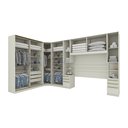 Ver imagem 3 de Quarto Modulado Completo Casal 6 Peças 11 Portas 9 Gavetas Seletto 