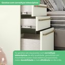 Ver mais imagens de Guarda Roupa Casal Modulado 6 Peças com Espelho e Cabeceira 11 Portas 9 Gavetas Seletto Areia Bege/HP