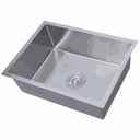 Ver imagem 1 de Cuba Gourmet Retangular Aço Inox Escovado 60 X 45cm - Levo