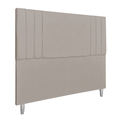 Cabeceira Casal 1,40m Viena Linho Capuccino Dal Poz Estofados
