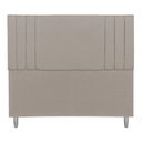 Ver imagem 3 de Cabeceira Casal 1,40m Viena Linho Capuccino Dal Poz Estofados