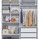 Ver imagem 7 de Guarda Roupa Solteiro 4 Portas 3 Gavetas Flórida 100% MDF