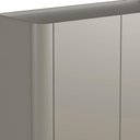 Ver imagem 5 de Aparador Buffet para Sala de Jantar 2 Portas Pés Industrial Dourado Naim I03 Grigio - Lyam Decor