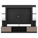 Ver imagem 6 de Estante TV 65" Prateleiras c/ Espelho Oslo Multimóveis V3393
