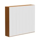 Ver imagem 2 de Guarda-Roupa Casal Madrid 8 Portas 6 Gavetas Freijó/Branco - Pnr Móveis