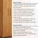 Ver mais imagens de Guarda Roupa Solteiro 4 Portas 3 Gavetas Flórida 100% MDF