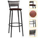 Ver imagem 1 de Banqueta Alta para Cozinha Junco Degradê Bancada Bistrô Balcão Ilhas Área Gourmet Piscina