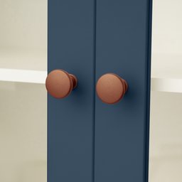Cozinha Modulada Compacta 4 Peças com Armário Aéreo 2 Portas Vidro Arizona CabeCasa MadeiraMadeira - 10