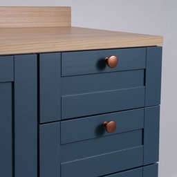 Cozinha Modulada Compacta 4 Peças com Armário Aéreo 2 Portas Vidro Arizona CabeCasa MadeiraMadeira - 9