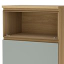 Ver imagem 3 de Balcão 1 Porta e 1 Gaveta Rainha Nature/verde Nesher 70cm