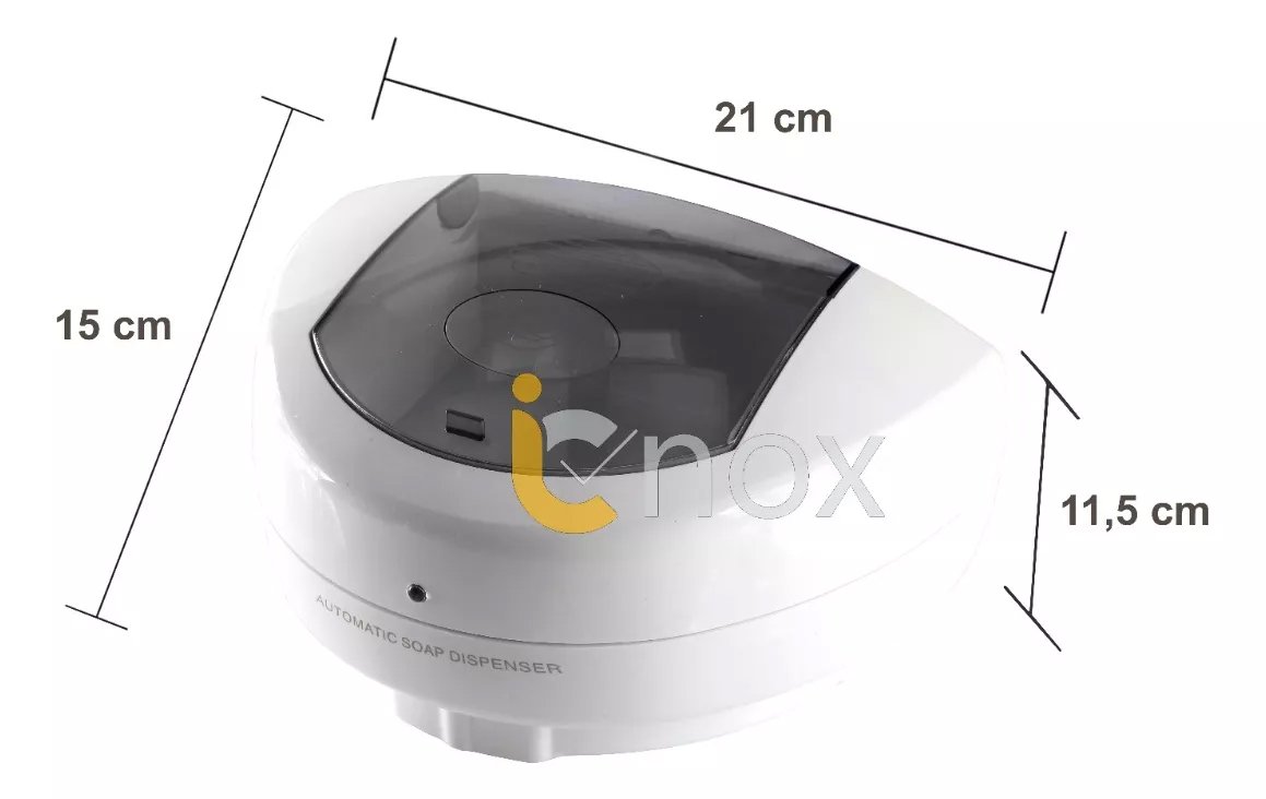 Dispenser Automático Sabonete Detergente Shampoo Gel 500ml - 6