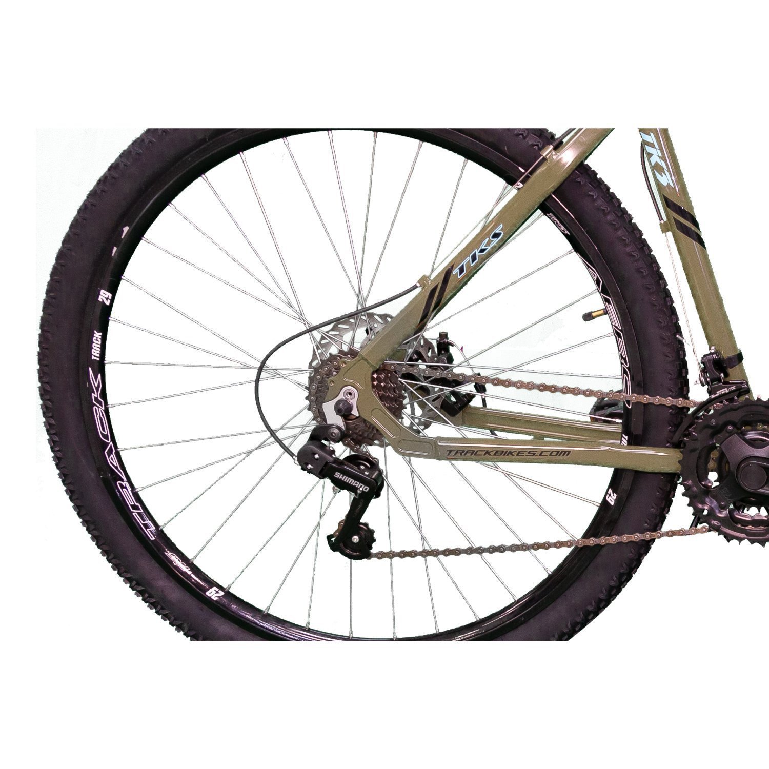 Bicicleta TKS 29 Mountain Bike Aro 29 Freio à Disco 21 Velocidades Kit Shimano TK3 Track Bikes - 3