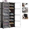 Sapateira Dupla Gigante Armario Modular Organizador Ajustavel 16 Prateleiras Porta Sapatos Brinquedo - 1