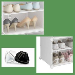 Sapateira Dupla Gigante Armario Modular Organizador Ajustavel 16 Prateleiras Porta Sapatos Brinquedo - 5