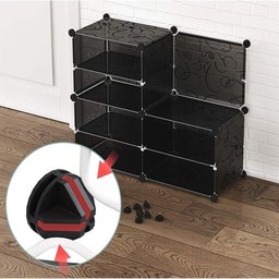 Sapateira Dupla Gigante Armario Modular Organizador Ajustavel 16 Prateleiras Porta Sapatos Brinquedo - 2