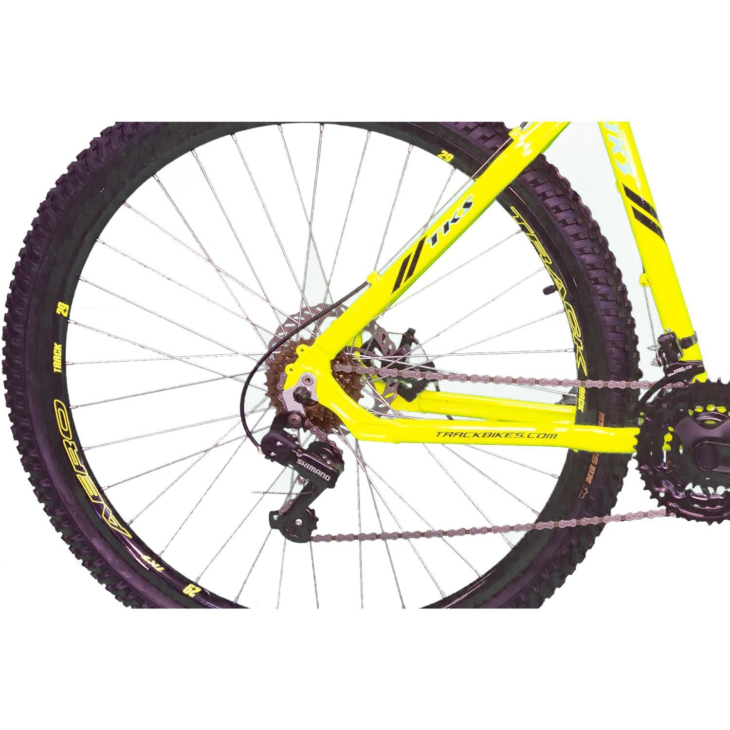 Bicicleta TKS 29 Mountain Bike Aro 29 Freio à Disco 21 Velocidades Kit Shimano TK3 Track Bikes - 3