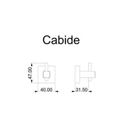 Cabide Inox Square SQ12260 Ducon Metais - 2