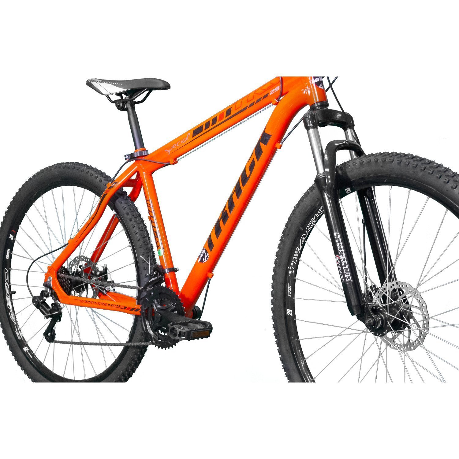 Bicicleta TKS 29 Mountain Bike Aro 29 Freio à Disco 21 Velocidades Kit Shimano TK3 Track Bikes - 4