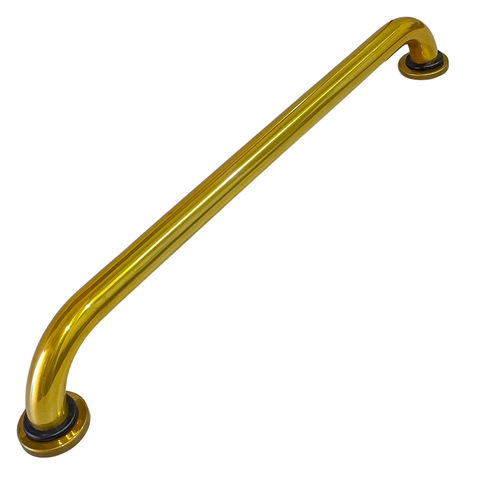 Alças Barra de Apoio 80cm Banheiro Idoso Deficiente Dourado