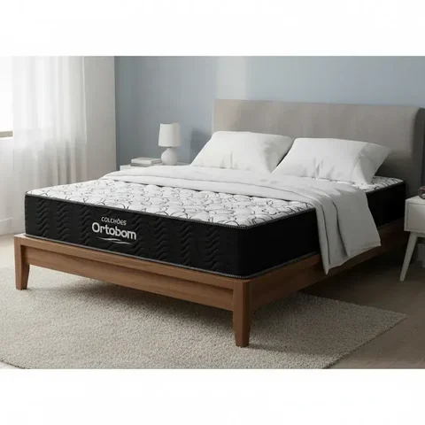 Colchão de Espuma D45 One Face Ortobom Airtech 150 D45 Casal 138cm