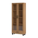 Ver imagem 2 de Cristaleira Duas Portas de Vidro 77 Cm Dalla Costa 100% Mdf