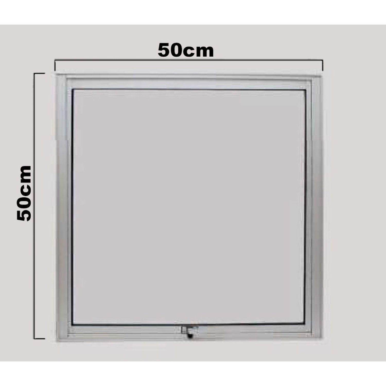 Janela de Alumínio MaximAr 50x50cm 1 Folha com Vidro Mini Boreal Lucca